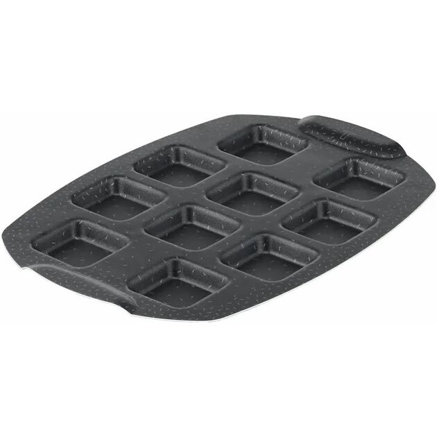 Деко Tefal PerfectBake, 10 форм, квадратний, 21х29см, алюміній, коричневий, фото  | SNABZHENIE.com.ua