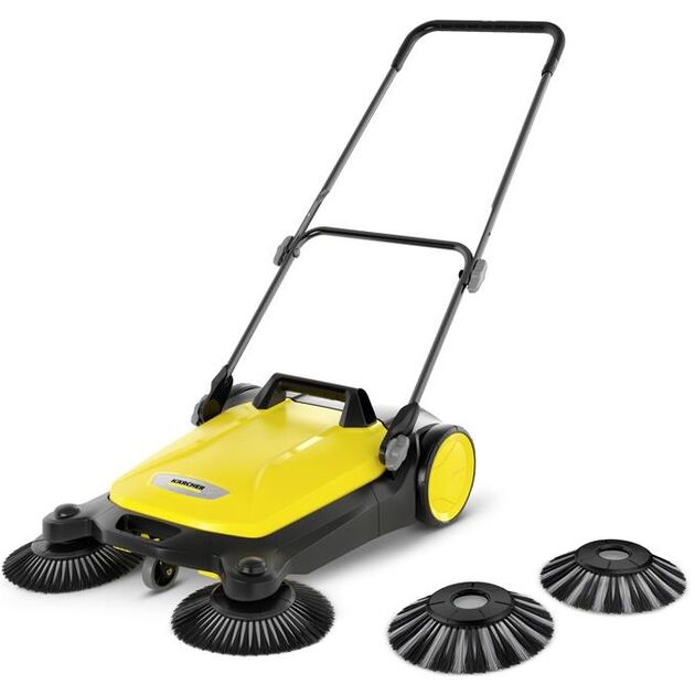 Підмітальна машина Karcher S 4 Twin ручна, захват 68см, контейнер 20л, 10.2кг, фото  | SNABZHENIE.com.ua