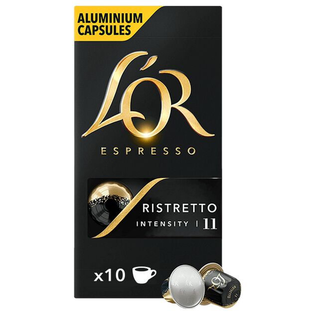 Кава L`OR капсули  Espresso Ristretto, 100% арабіка, Nespresso, фото  | SNABZHENIE.com.ua
