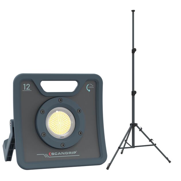 Прожектор переносной 12 000 lumen NOVA 12 + TRIPOD 3M for Life SCANGRIP (с Bluetooth управлением), фото  | SNABZHENIE.com.ua