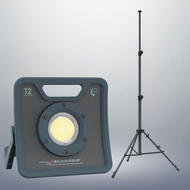 Прожектор переносной 12 000 lumen NOVA 12 + TRIPOD 3M for Life SCANGRIP (с Bluetooth управлением), фото , изображение 2 | SNABZHENIE.com.ua Прожектор переносной 12 000 lumen NOVA 12 + TRIPOD 3M for Life SCANGRIP (с Bluetooth управлением), фото , изображение 2 | SNABZHENIE.com.ua