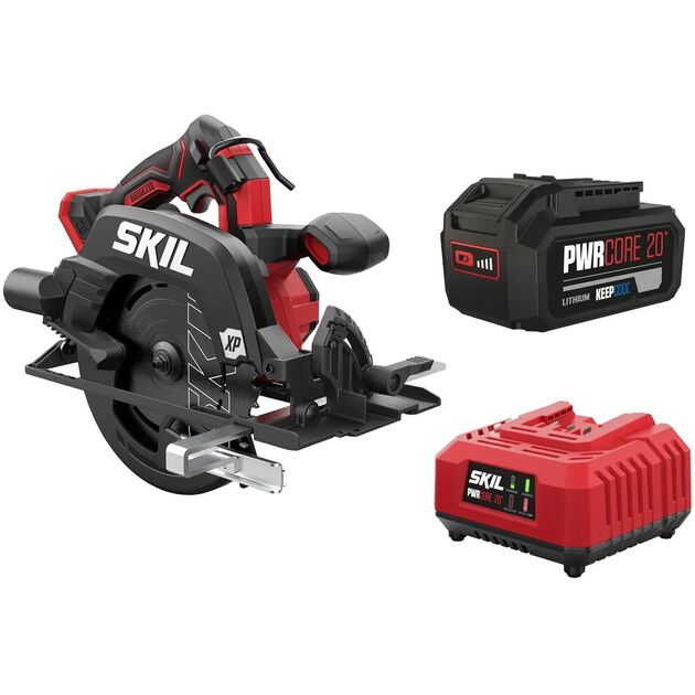 Пила дискова акумуляторна SKIL 3571 CA XP безщіткова 20В 1х5А·год 184мм 2.95кг, фото  | SNABZHENIE.com.ua