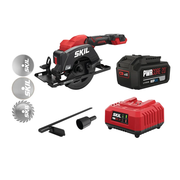 Пила дискова акумуляторна SKIL 3540 CA Compact 20В 1х5А·год 120мм 1.8кг, фото , изображение 2 | SNABZHENIE.com.ua Пила дискова акумуляторна SKIL 3540 CA Compact 20В 1х5А·год 120мм 1.8кг, фото , изображение 2 | SNABZHENIE.com.ua
