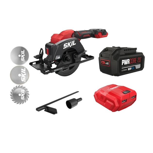 Пила дискова акумуляторна SKIL 3540 CA Compact 20В 1х5А·год 120мм 1.8кг, фото , изображение 2 | SNABZHENIE.com.ua Пила дискова акумуляторна SKIL 3540 CA Compact 20В 1х5А·год 120мм 1.8кг, фото , изображение 2 | SNABZHENIE.com.ua