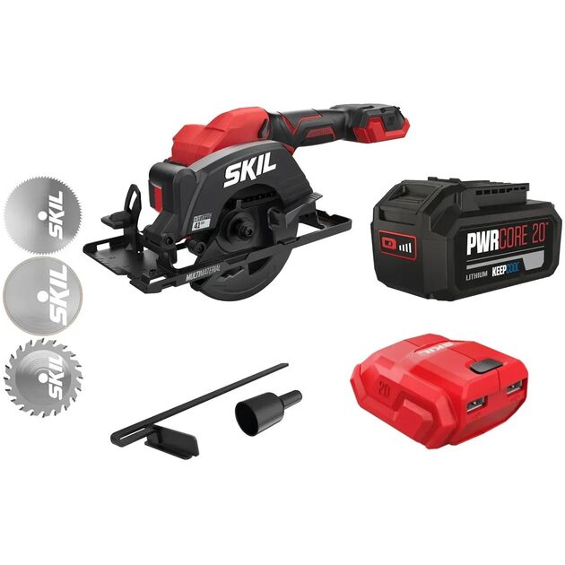 Пила дискова акумуляторна SKIL 3540 CA Compact 20В 1х5А·год 120мм 1.8кг, фото  | SNABZHENIE.com.ua
