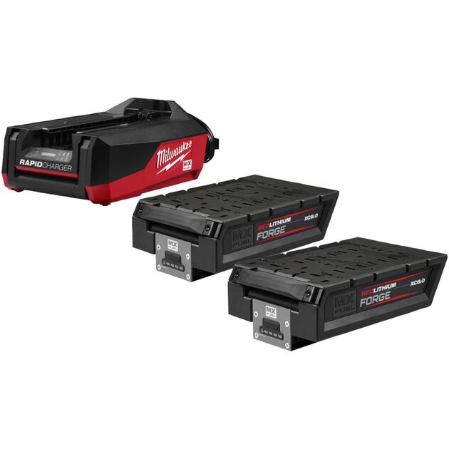 Энергокомплект MXF FORGENRG-802FC (зарядное устройство, 2 аккум. 8 А/ч MXF FORGE™), фото  | SNABZHENIE.com.ua