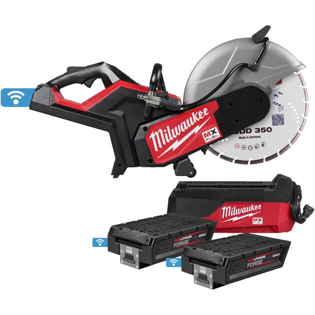 Машина отрезная аккумуляторная бесщёточная Ø350мм (резчик) MILWAUKEE MXF COS350G2FC-802, фото  | SNABZHENIE.com.ua