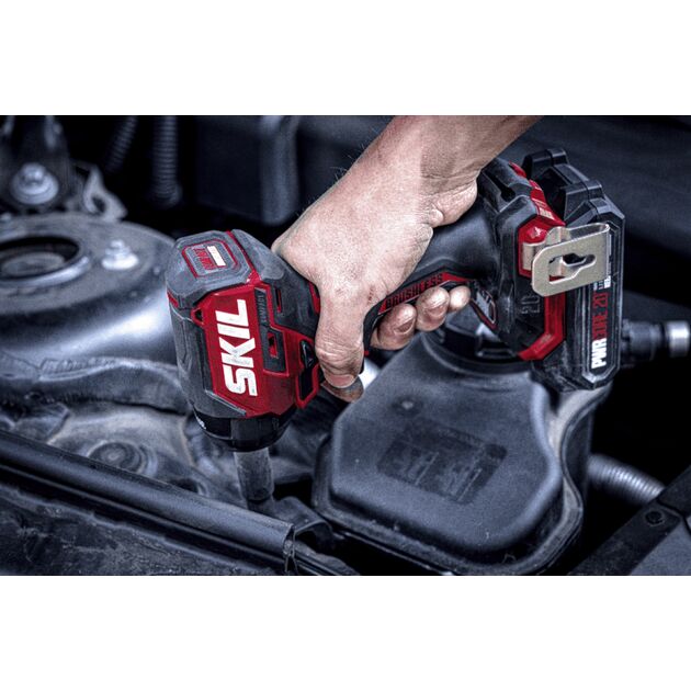 Гайковерт ударний SKIL 3265 CA Compact безщітковий 20В 1х5А·год до 2850об·хв 250Нм 0.9кг, фото , изображение 10 | SNABZHENIE.com.ua Гайковерт ударний SKIL 3265 CA Compact безщітковий 20В 1х5А·год до 2850об·хв 250Нм 0.9кг, фото , изображение 10 | SNABZHENIE.com.ua