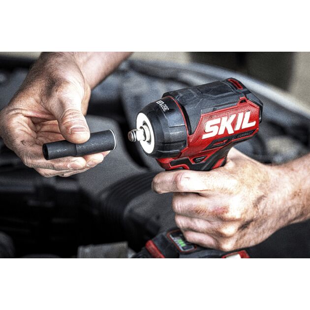 Гайковерт ударний SKIL 3265 CA Compact безщітковий 20В 1х5А·год до 2850об·хв 250Нм 0.9кг, фото , изображение 4 | SNABZHENIE.com.ua Гайковерт ударний SKIL 3265 CA Compact безщітковий 20В 1х5А·год до 2850об·хв 250Нм 0.9кг, фото , изображение 4 | SNABZHENIE.com.ua