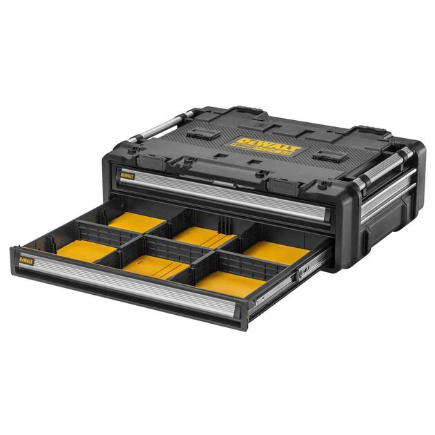 Универсальный ящик TOUGHSYSTEM 2.0 DXL с 2-я шухлядками DeWALT DWST08520-1, фото , изображение 4 | SNABZHENIE.com.ua Универсальный ящик TOUGHSYSTEM 2.0 DXL с 2-я шухлядками DeWALT DWST08520-1, фото , изображение 4 | SNABZHENIE.com.ua