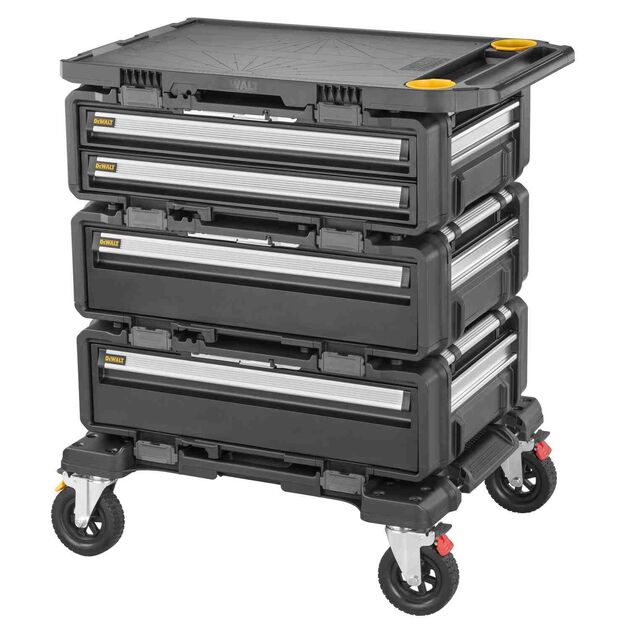 Рабочая станция 5 в 1 (комплект ящиков на тележке) TOUGHSYSTEM 2.0 DXL DeWALT DWST60510-1, фото  | SNABZHENIE.com.ua