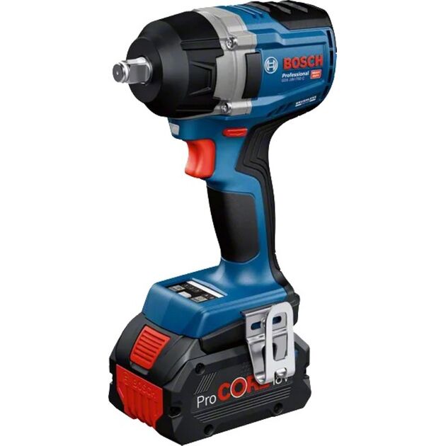 Гайковерт ударний Bosch GDS 18V-750C 18В 2x8А·год до 3000об·хв 270/380/750Нм квадрат 1/2" ЗП GAL1880CV кейс Bluetooth 1.7кг, фото , зображення 3 | SNABZHENIE.com.ua Гайковерт ударний Bosch GDS 18V-750C 18В 2x8А·год до 3000об·хв 270/380/750Нм квадрат 1/2" ЗП GAL1880CV кейс Bluetooth 1.7кг, фото , зображення 3 | SNABZHENIE.com.ua