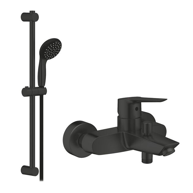 Смеситель для ванны Grohe QuickFix Start Black UA30330702, фото  | SNABZHENIE.com.ua