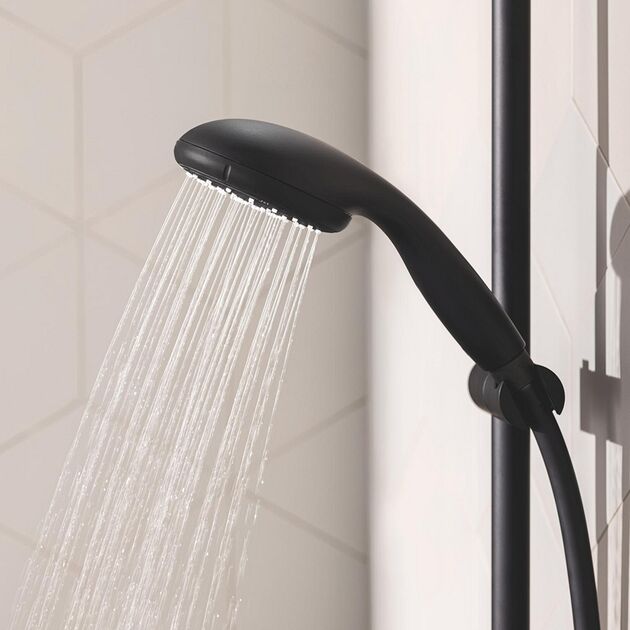 Смеситель для ванны Grohe QuickFix Start Black UA30330701, фото , зображення 10 | SNABZHENIE.com.ua