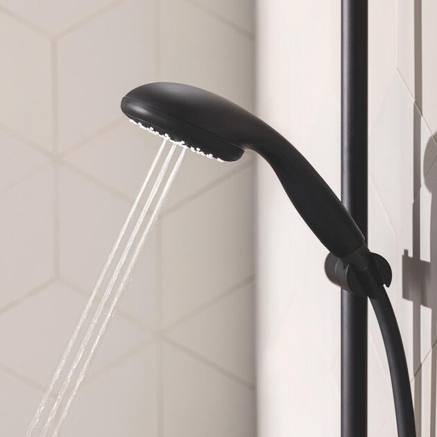 Смеситель термостатический для ванны Grohe QuickFix Precision Start Black UA303907T1, фото , зображення 10 | SNABZHENIE.com.ua