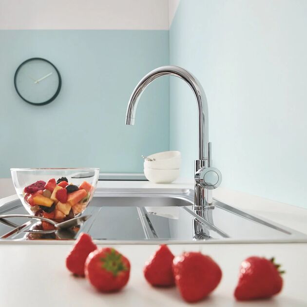 Смеситель для кухни Grohe QuickFix Start Classic 31553001, фото , изображение 5 | SNABZHENIE.com.ua