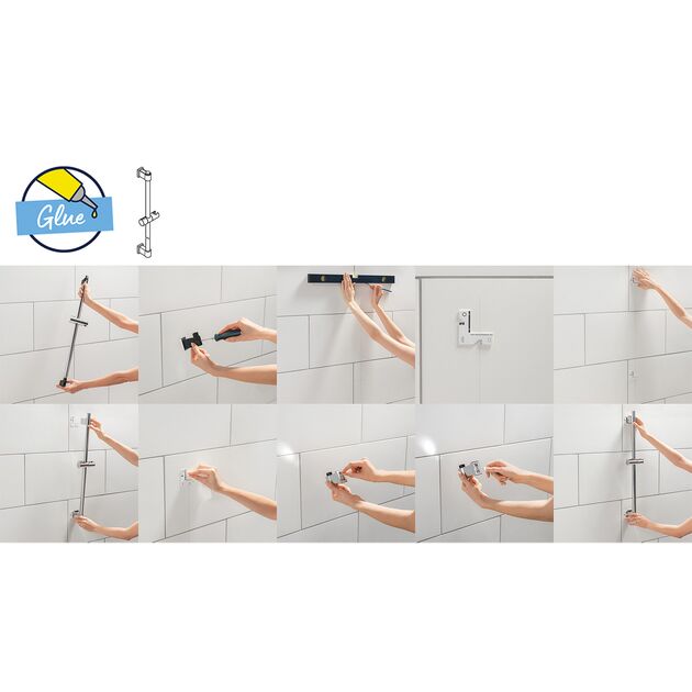 Душевой гарнитур Grohe QuickFix Vitalio Start 110 26955001, фото , зображення 6 | SNABZHENIE.com.ua