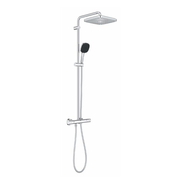 Душевая система термостатическая Grohe QuickFix Vitalio Comfort System 250 Cube 26696001 , фото , изображение 3 | SNABZHENIE.com.ua Душевая система термостатическая Grohe QuickFix Vitalio Comfort System 250 Cube 26696001 , фото , изображение 3 | SNABZHENIE.com.ua