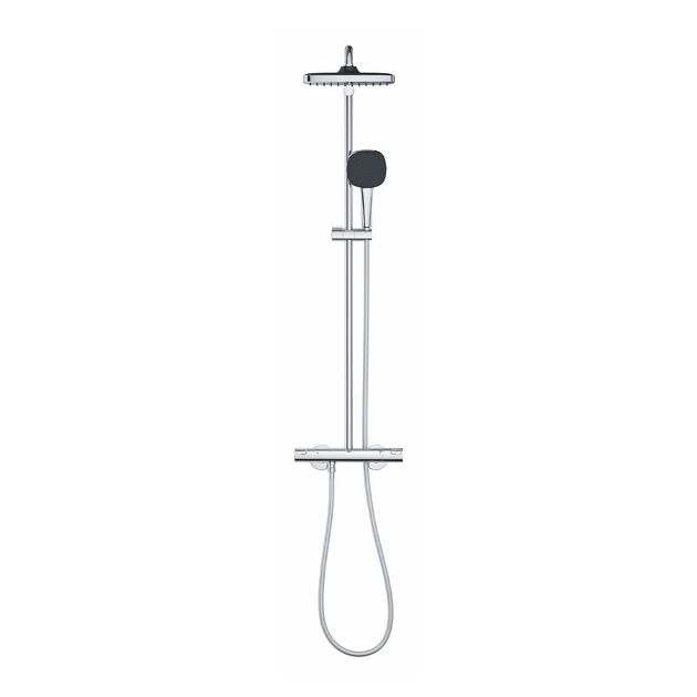 Душевая система термостатическая Grohe QuickFix Vitalio Comfort System 250 Cube 26696001 , фото , изображение 4 | SNABZHENIE.com.ua Душевая система термостатическая Grohe QuickFix Vitalio Comfort System 250 Cube 26696001 , фото , изображение 4 | SNABZHENIE.com.ua