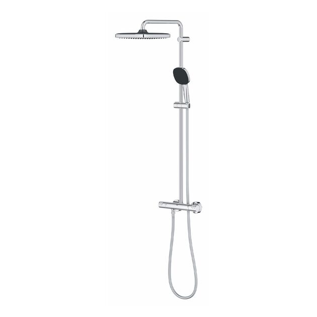 Душевая система термостатическая Grohe QuickFix Vitalio Comfort System 250 Cube 26696001 , фото , изображение 5 | SNABZHENIE.com.ua Душевая система термостатическая Grohe QuickFix Vitalio Comfort System 250 Cube 26696001 , фото , изображение 5 | SNABZHENIE.com.ua