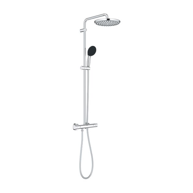 Душевая система термостатическая Grohe QuickFix Vitalio Comfort System 250 26677001, фото , изображение 3 | SNABZHENIE.com.ua Душевая система термостатическая Grohe QuickFix Vitalio Comfort System 250 26677001, фото , изображение 3 | SNABZHENIE.com.ua