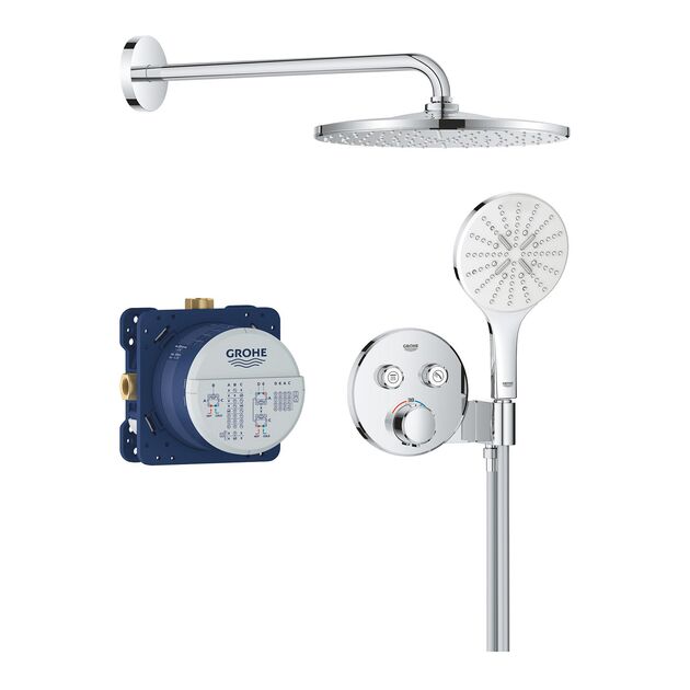 Душевая система скрытого монтажа термостатическая Grohe QuickFix Precision SmartControl 34877000, фото  | SNABZHENIE.com.ua