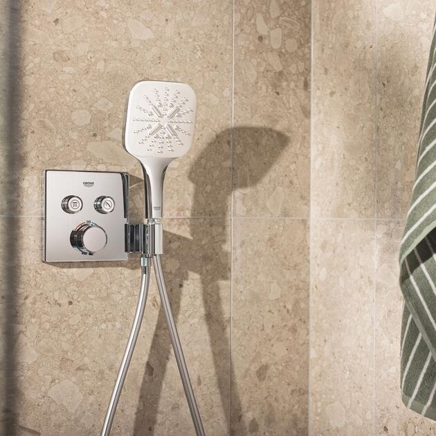 Душевая система скрытого монтажа термостатическая Grohe QuickFix Precision SmartControl Cube 34876000, фото , изображение 10 | SNABZHENIE.com.ua Душевая система скрытого монтажа термостатическая Grohe QuickFix Precision SmartControl Cube 34876000, фото , изображение 10 | SNABZHENIE.com.ua