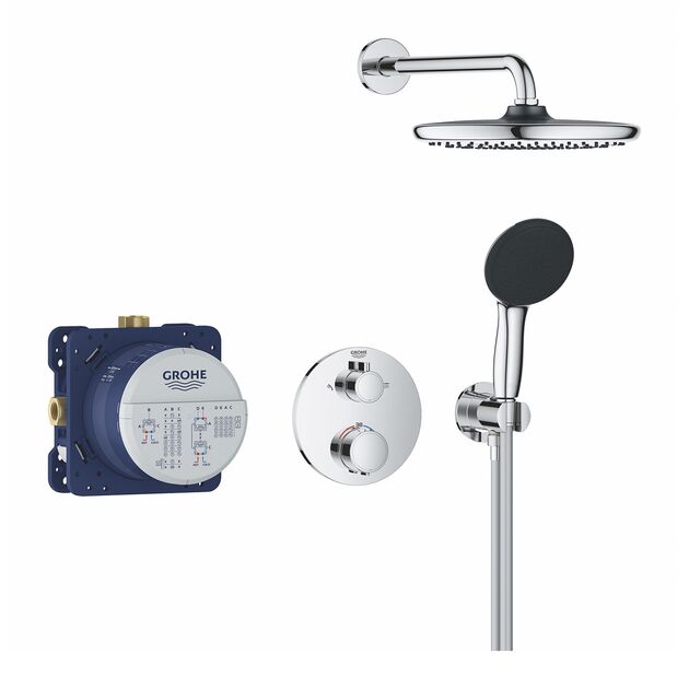 Душевая система скрытого монтажа термостатическая Grohe QuickFix Precision Grohtherm 34883000 , фото , изображение 3 | SNABZHENIE.com.ua Душевая система скрытого монтажа термостатическая Grohe QuickFix Precision Grohtherm 34883000 , фото , изображение 3 | SNABZHENIE.com.ua