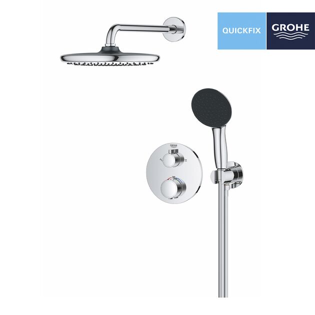 Душевая система скрытого монтажа термостатическая Grohe QuickFix Precision Grohtherm 34883000 , фото , изображение 4 | SNABZHENIE.com.ua Душевая система скрытого монтажа термостатическая Grohe QuickFix Precision Grohtherm 34883000 , фото , изображение 4 | SNABZHENIE.com.ua