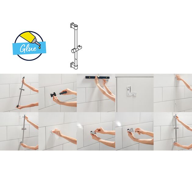 Душевой гарнитур Grohe QuickFix Vitalio Start 110 27942001, фото , зображення 7 | SNABZHENIE.com.ua