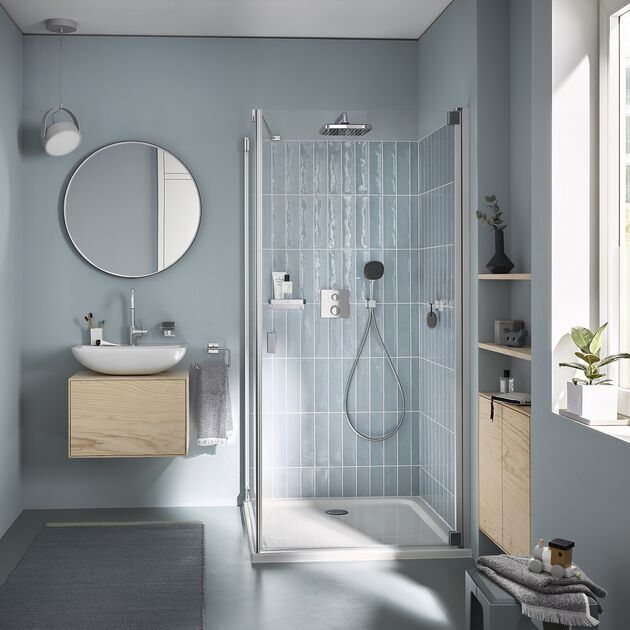 Душевая система скрытого монтажа термостатическая Grohe QuickFix Precision Grohtherm Cube 34882000, фото , изображение 8 | SNABZHENIE.com.ua Душевая система скрытого монтажа термостатическая Grohe QuickFix Precision Grohtherm Cube 34882000, фото , изображение 8 | SNABZHENIE.com.ua