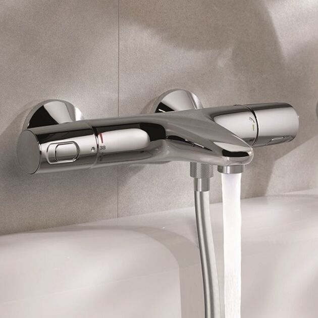 Смеситель термостатический для ванны Grohe QuickFix Precision Trend 34227002, фото , изображение 6 | SNABZHENIE.com.ua Смеситель термостатический для ванны Grohe QuickFix Precision Trend 34227002, фото , изображение 6 | SNABZHENIE.com.ua