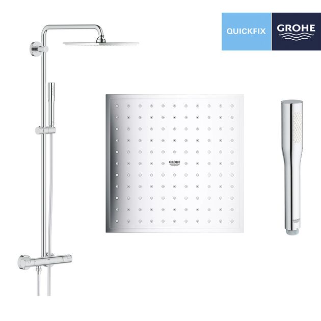 Душевая система термостатическая Grohe QuickFix Vitalio Joy System 230 26365000, фото , изображение 5 | SNABZHENIE.com.ua Душевая система термостатическая Grohe QuickFix Vitalio Joy System 230 26365000, фото , изображение 5 | SNABZHENIE.com.ua