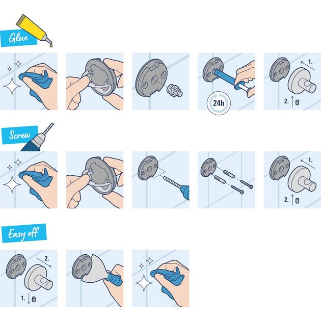 Мыльница с держателем Grohe QuickFix Start Cube 41096000, фото , зображення 4 | SNABZHENIE.com.ua Мыльница с держателем Grohe QuickFix Start Cube 41096000, фото , зображення 4 | SNABZHENIE.com.ua