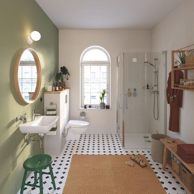 Мыльница с держателем Grohe QuickFix Start Cube 41096000, фото , зображення 5 | SNABZHENIE.com.ua Мыльница с держателем Grohe QuickFix Start Cube 41096000, фото , зображення 5 | SNABZHENIE.com.ua