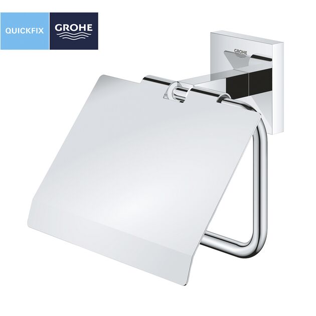 Держатель для туалетной бумаги Grohe QuickFix Start Cube 41102000, фото , изображение 3 | SNABZHENIE.com.ua Держатель для туалетной бумаги Grohe QuickFix Start Cube 41102000, фото , изображение 3 | SNABZHENIE.com.ua