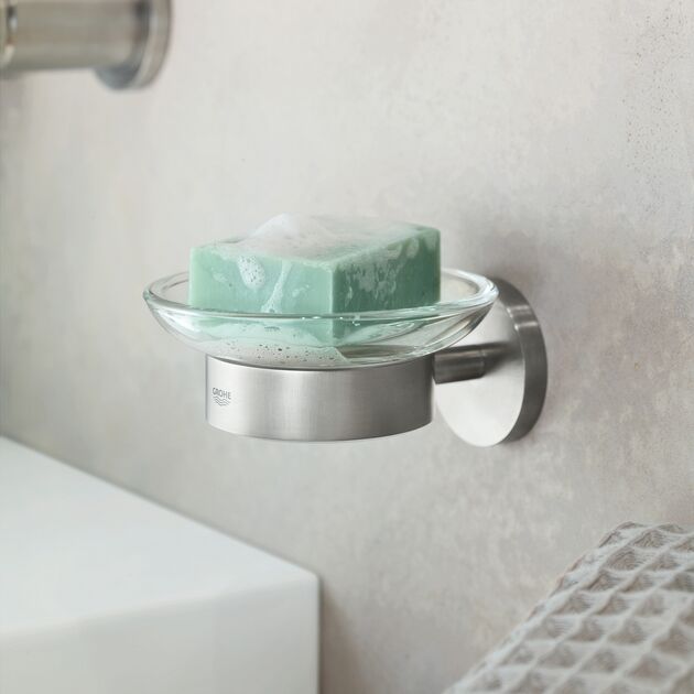 Мыльница без держателя Grohe QuickFix Start 41182000, фото , изображение 6 | SNABZHENIE.com.ua Мыльница без держателя Grohe QuickFix Start 41182000, фото , изображение 6 | SNABZHENIE.com.ua
