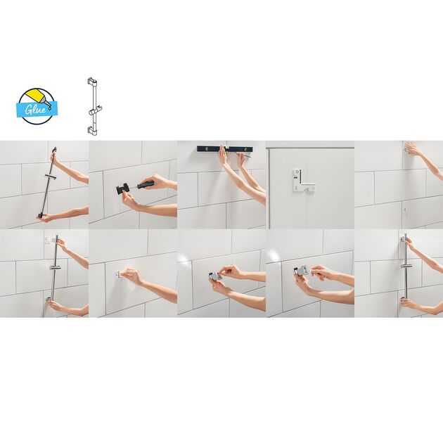 Душевой гарнитур Grohe QuickFix Vitalio Comfort 110 26032001, фото , зображення 7 | SNABZHENIE.com.ua