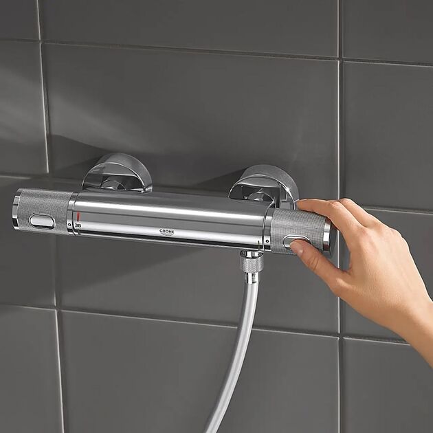 Смеситель термостатический для душа Grohe QuickFix Precision Feel 34790000, фото , изображение 6 | SNABZHENIE.com.ua Смеситель термостатический для душа Grohe QuickFix Precision Feel 34790000, фото , изображение 6 | SNABZHENIE.com.ua
