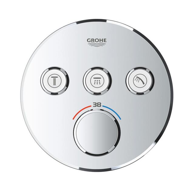 Душевая система скрытого монтажа термостатическая Grohe QuickFix SmartControl UA202802R3, фото , изображение 6 | SNABZHENIE.com.ua Душевая система скрытого монтажа термостатическая Grohe QuickFix SmartControl UA202802R3, фото , изображение 6 | SNABZHENIE.com.ua