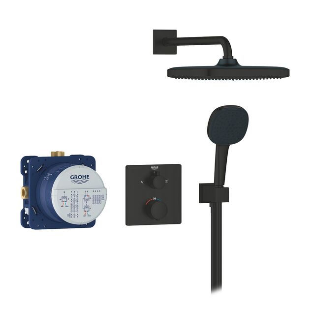 Душевая система термостатическая Grohe QuickFix Precision с Vitalio Comfort 250 348822430, фото , изображение 3 | SNABZHENIE.com.ua Душевая система термостатическая Grohe QuickFix Precision с Vitalio Comfort 250 348822430, фото , изображение 3 | SNABZHENIE.com.ua