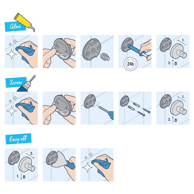 Стакан с держателем для ванной комнаты Grohe QuickFix Start 411942430, фото , зображення 4 | SNABZHENIE.com.ua