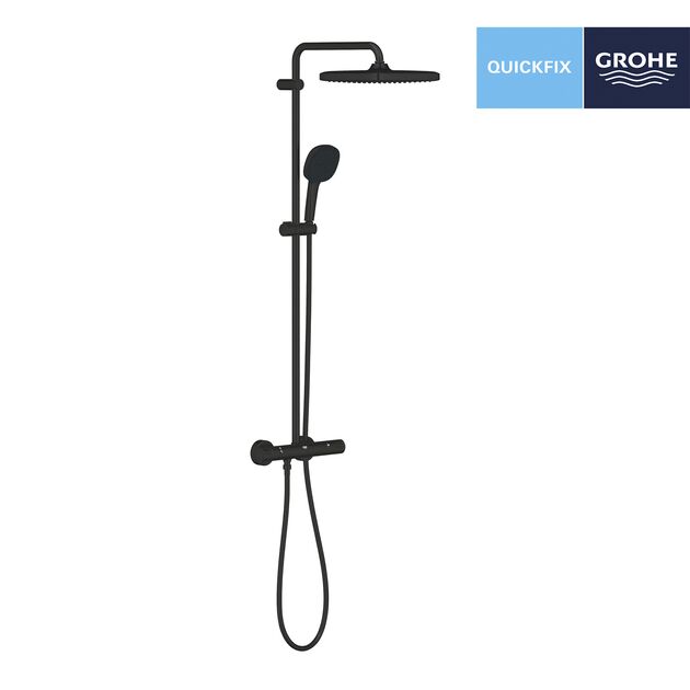 Душевая система термостатическая Grohe QuickFix Vitalio Comfort System 250 Cube 266962431, фото , изображение 3 | SNABZHENIE.com.ua Душевая система термостатическая Grohe QuickFix Vitalio Comfort System 250 Cube 266962431, фото , изображение 3 | SNABZHENIE.com.ua