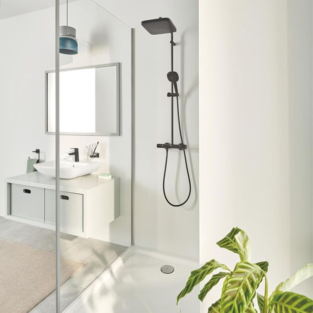 Душевая система термостатическая Grohe QuickFix Vitalio Comfort System 250 Cube 266962431, фото , изображение 5 | SNABZHENIE.com.ua Душевая система термостатическая Grohe QuickFix Vitalio Comfort System 250 Cube 266962431, фото , изображение 5 | SNABZHENIE.com.ua
