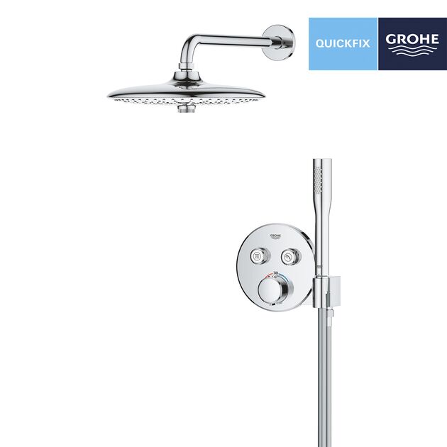 Душевая система скрытого монтажа Grohe QuickFix Precision SmartControl 34878000, фото , изображение 3 | SNABZHENIE.com.ua Душевая система скрытого монтажа Grohe QuickFix Precision SmartControl 34878000, фото , изображение 3 | SNABZHENIE.com.ua