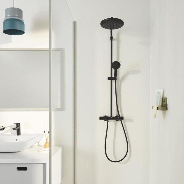 Душевая система термостатическая Grohe QuickFix Vitalio Start System 250 266772431, фото , изображение 6 | SNABZHENIE.com.ua Душевая система термостатическая Grohe QuickFix Vitalio Start System 250 266772431, фото , изображение 6 | SNABZHENIE.com.ua