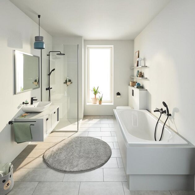 Душевая система термостатическая Grohe QuickFix Vitalio Start System 250 266772431, фото , изображение 7 | SNABZHENIE.com.ua Душевая система термостатическая Grohe QuickFix Vitalio Start System 250 266772431, фото , изображение 7 | SNABZHENIE.com.ua