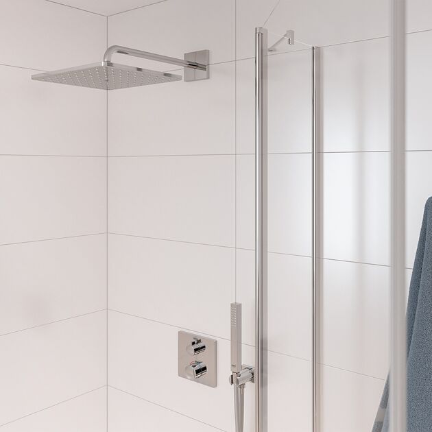 Душевая система скрытого монтажа термостатическая  Grohe QuickFix Precision Grohtherm Cube 34881000, фото , изображение 7 | SNABZHENIE.com.ua Душевая система скрытого монтажа термостатическая  Grohe QuickFix Precision Grohtherm Cube 34881000, фото , изображение 7 | SNABZHENIE.com.ua