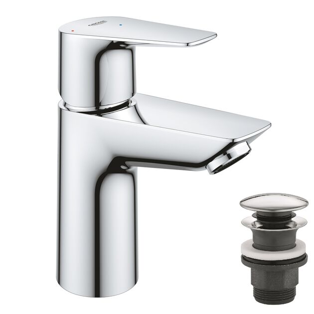 Смеситель для раковины Grohe QuickFix StartEdge S-Size 23900001, фото , зображення 3 | SNABZHENIE.com.ua Смеситель для раковины Grohe QuickFix StartEdge S-Size 23900001, фото , зображення 3 | SNABZHENIE.com.ua
