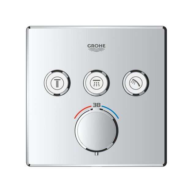 Душевая система скрытого монтажа термостатическая Grohe QuickFix Precision SmartControl Cube 34875000 , фото , изображение 5 | SNABZHENIE.com.ua Душевая система скрытого монтажа термостатическая Grohe QuickFix Precision SmartControl Cube 34875000 , фото , изображение 5 | SNABZHENIE.com.ua